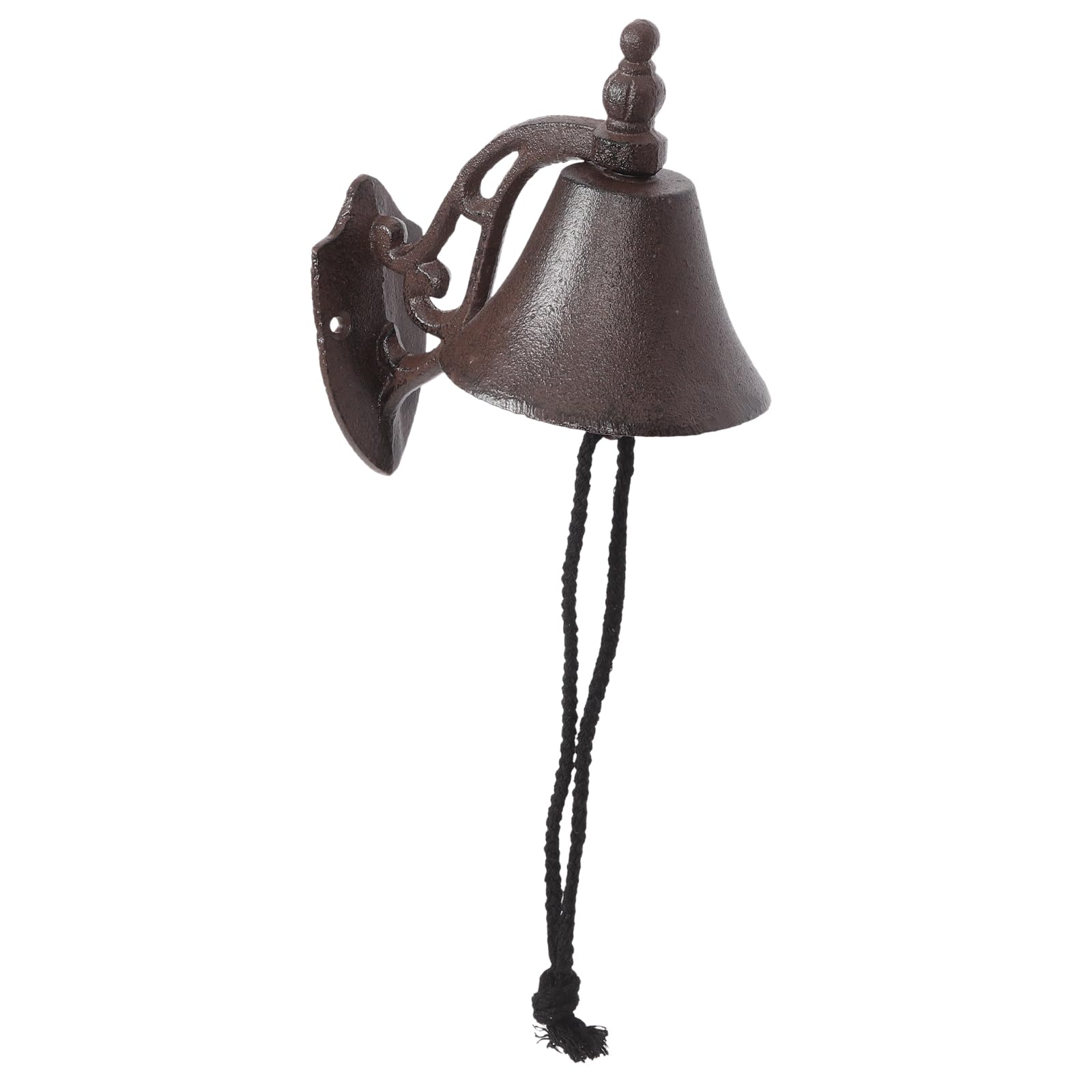 Sonnette de porte vintage en fer cloche murale pour l'entrée des écoles et cafés rustiques
