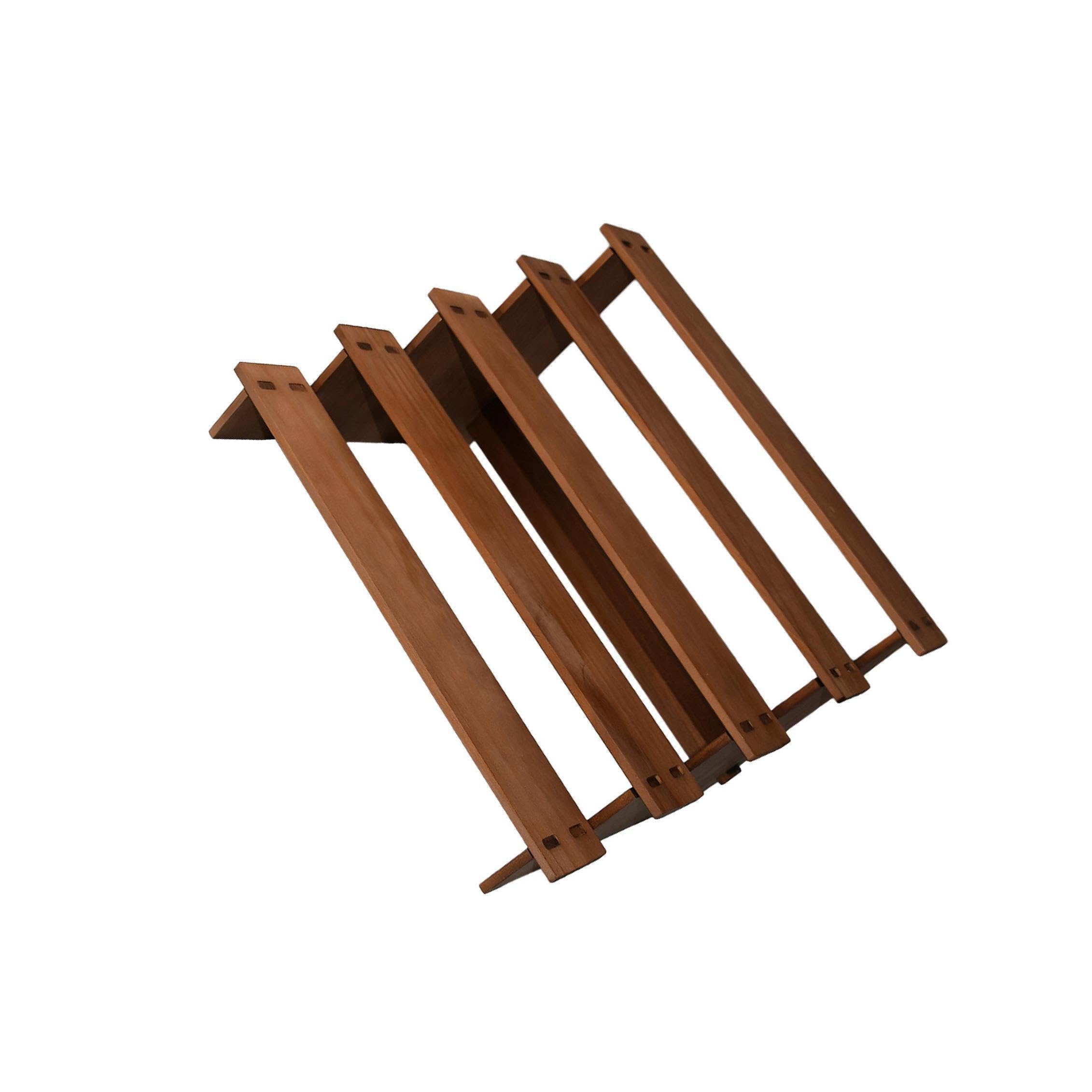YIXANNX Jewelry Display Riser Stand For Decorative Figurines And Wooden Riser Shelf Retail Displays Durable And Stable. Jewelry Display Shelf With Smooth, Brown, 5 Layer 40cm