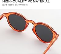 Vista 12 de ZENOTTIC Lentes de sol redondos polarizados, elegantes lentes de sol para hombres y mujeres, retro clásicos, selección de varios estilos