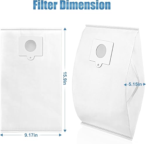 Miniatura 4 de Bolsas de vacío tipo Q/C HEPA 53292 para Kenmore 600 Series 400 Series 200 Series 700 Series 800 Series 81214 81414 81615 81714 50557 50558 BC4002