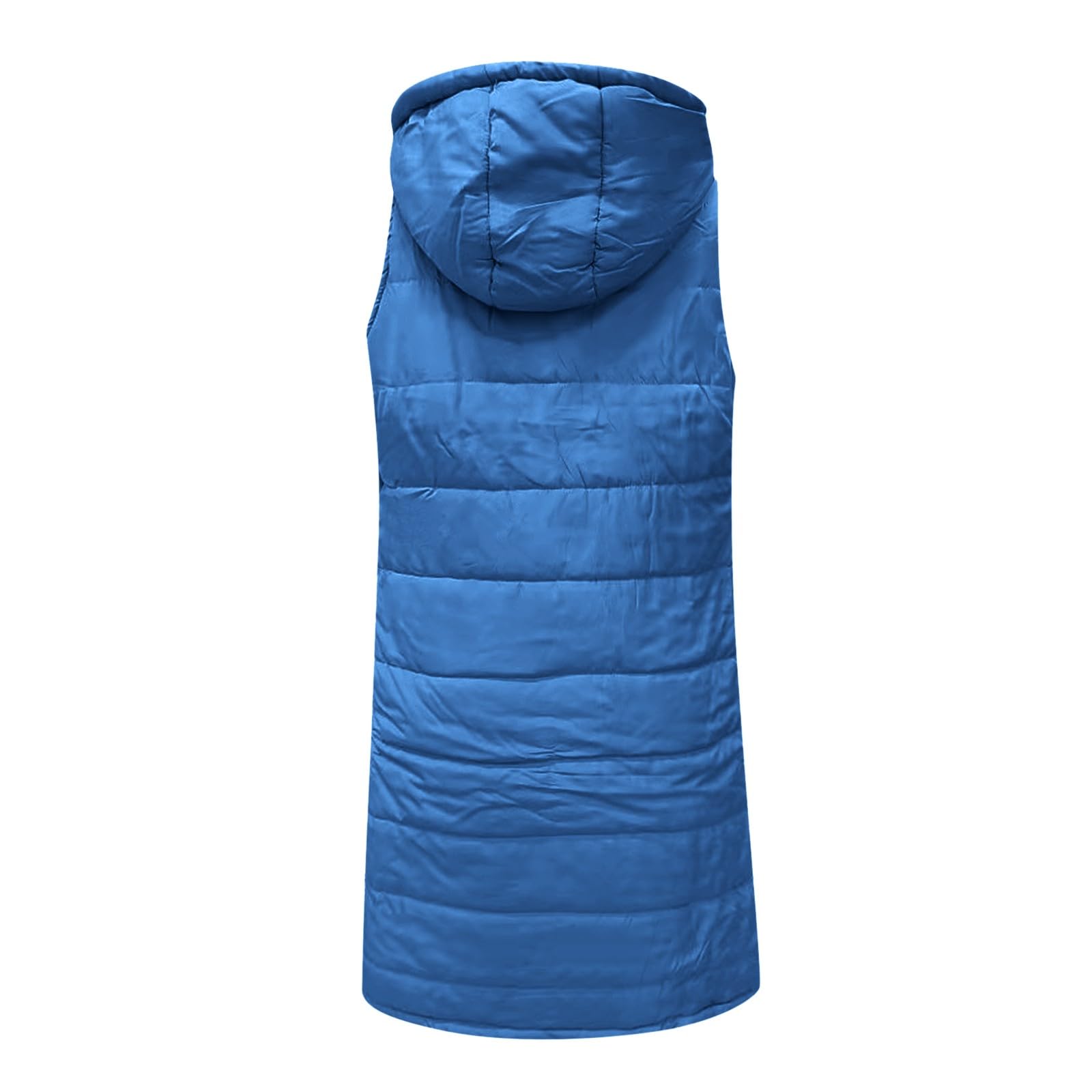Chaleco Acolchado Para Mujer, Guateado Ultraligero Mujer Chalecos Acolchados Largos Sin Mangas Chaqueta Parka Con Cremallera Y Bolsillo Chaleco De Plumas Tallas Grandes Parka Abrigos Puffer Outwear