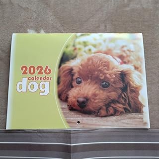 2026年 犬 壁掛けカレンダー