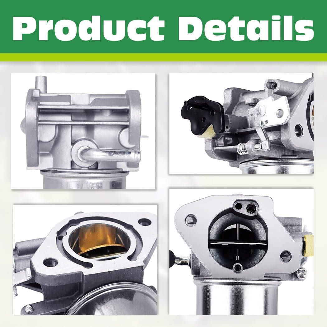 Carburetor & Air Filter for Kohler 7000 Series Engines KT725 KT730 KT735 KT740 KT745 Lawn Mower Parts 1685321-S 3285361S 3285347S with Gaskets