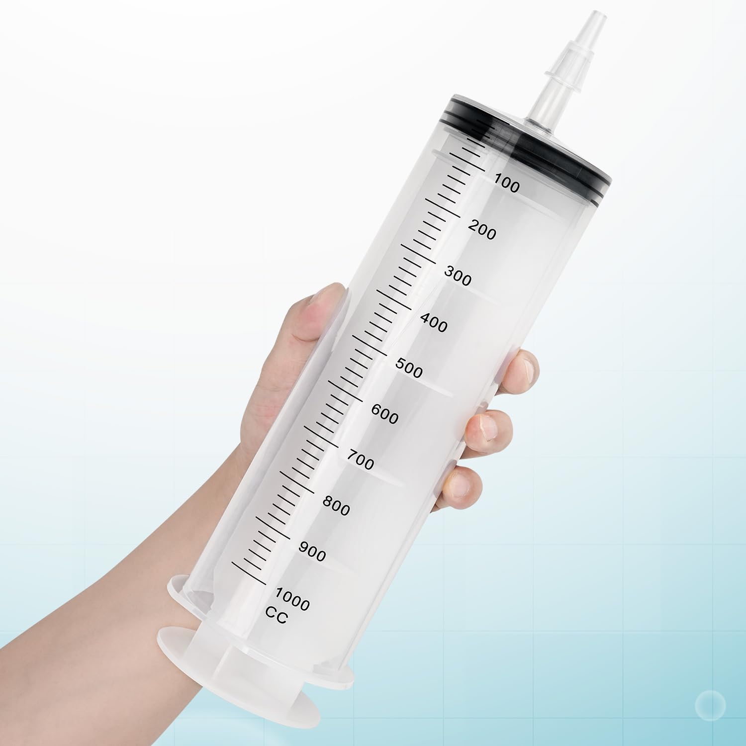 1000ml/cc Syringes with Tube 40 Inch Handy Plastic Tubing and Adapter Tip — Amazon image 2