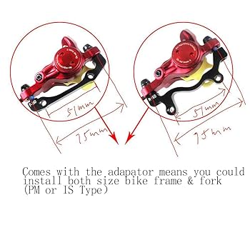 For Razor Zoom Hydraulic Disc Brake Set - MTB Front & Rear With 160mm Rotors (Includes Color Bolts) Zoom Brakes