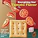 Munchy Bear Baked Savory Crackers – 3 Flavor Variety Pack (Tomato, BBQ & Spicy Lemon) 9Packs Non-Fried Crispy Crackers Halal-Certified Healthy Snack for Home, Office & On-the-Go