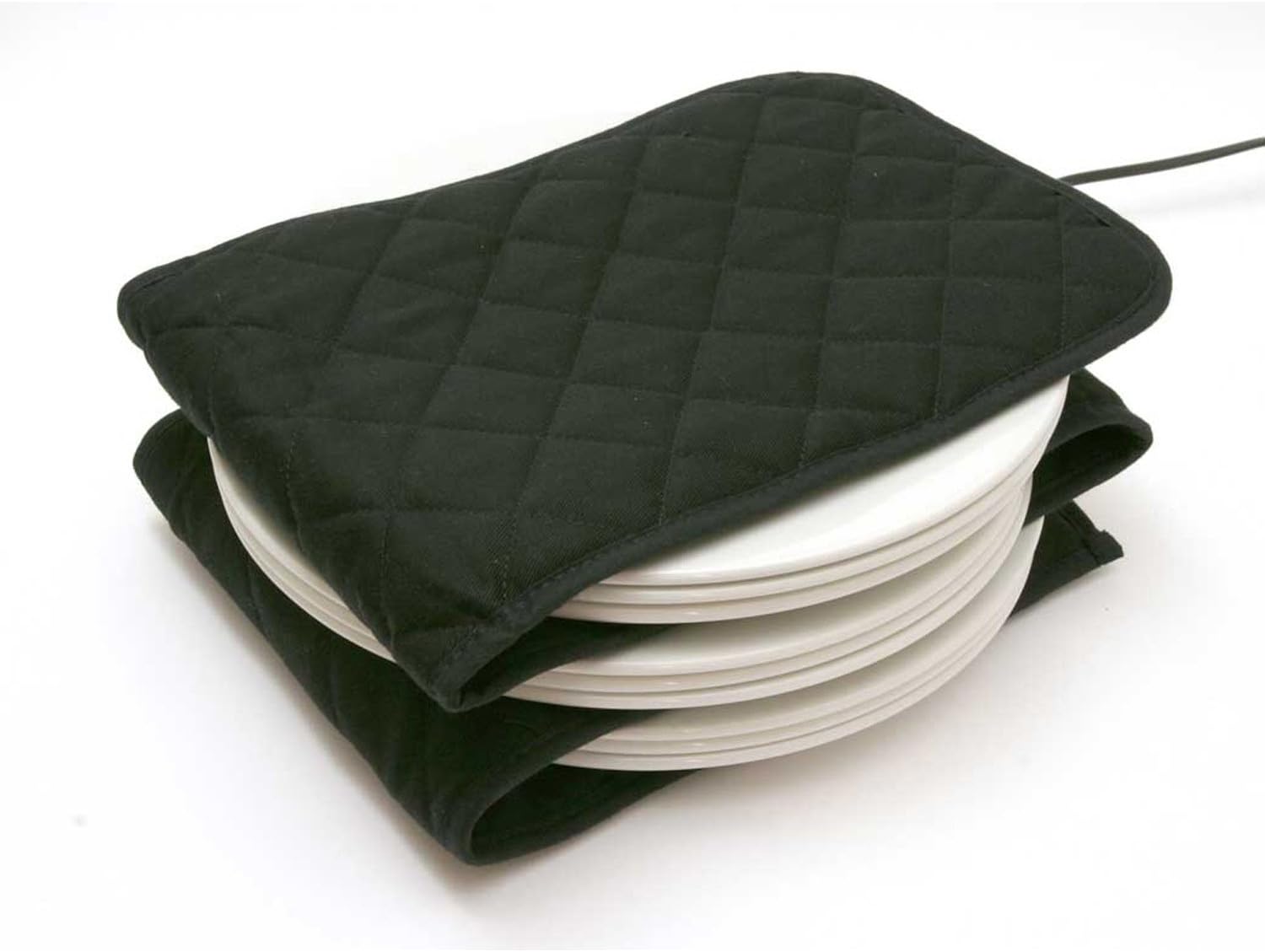 Electric Plate Warmer - 12 Plate 110V (US PLUG) Black
