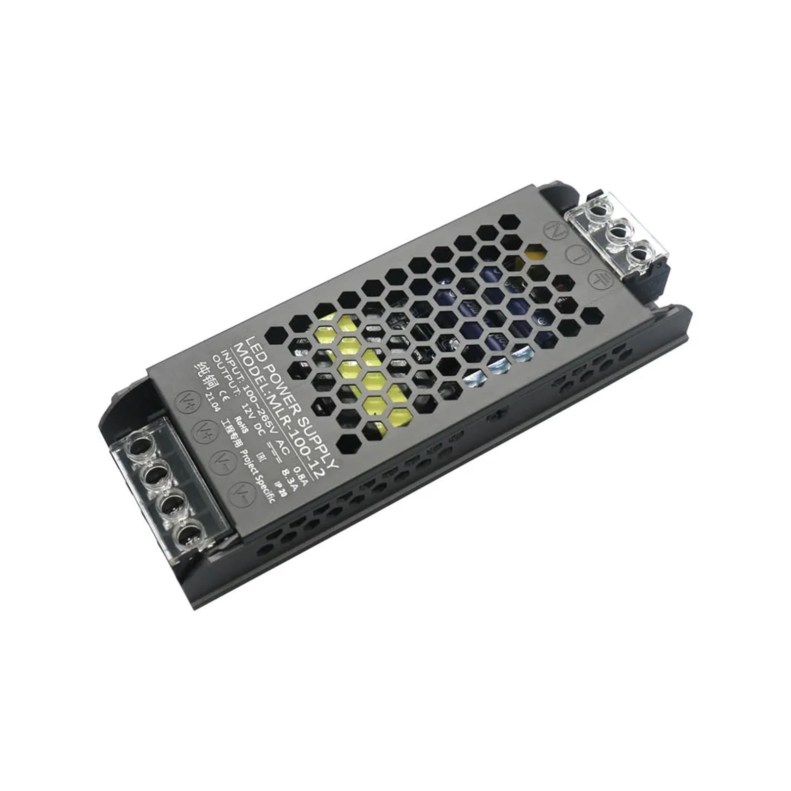 Pilote ultra-fin LED 100W à tension constante anti-scintillement