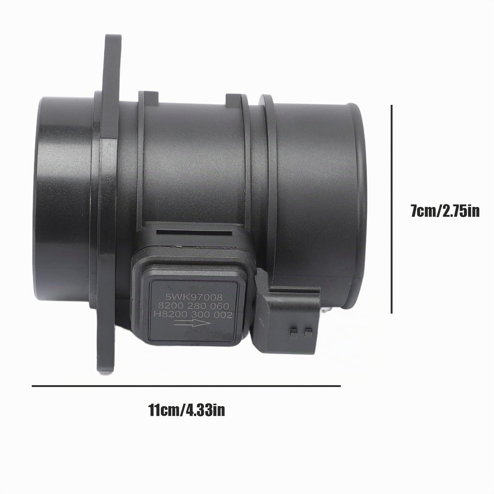 5WK97008Z Débitmètre De Masse D'Air Compatible avec Kan-goo Scenic Trafic,Débitmètre Massique d'Air Compatible avec Master Movano Vivaro