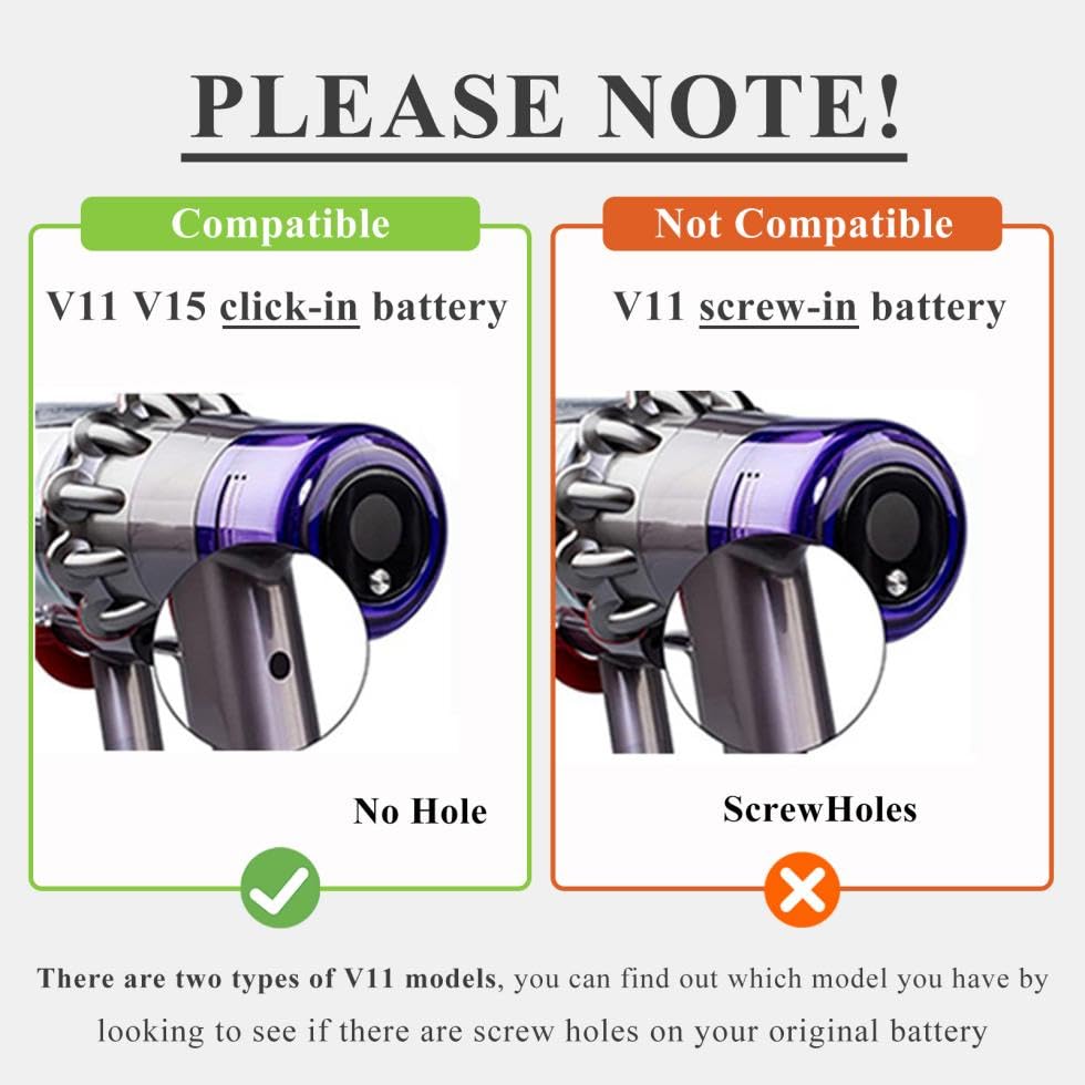 Amazon.com: DTK Replacement for Dyson Button Click in Installation