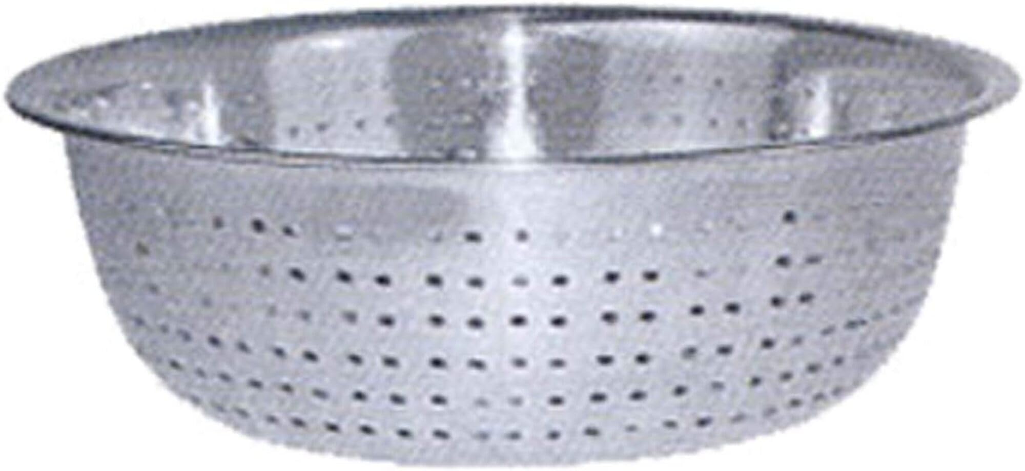 Winco Chinese Colander with 2.5 mm Holes, 13-Inch, Stainless Steel, Medium