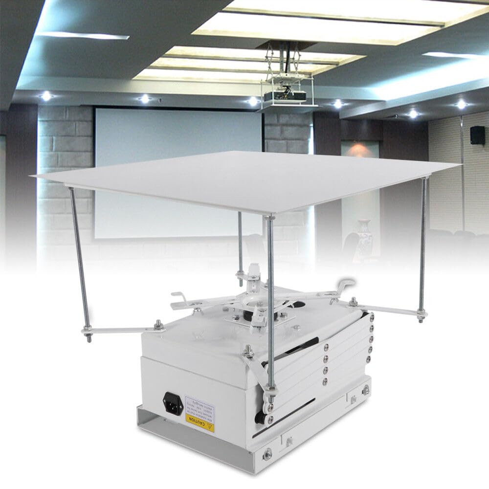 Supporti per videoproiettori Supporto incrociato del proiettore elettrico 220V, Staffa di Montaggio del Braccio Destensione Supporto di Proiezione Supporto Soffitto motorizzato per