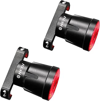 G Keni Smart Brake Sensing Rear Bike Lights, Auto Light Sensing Bike Tail Light, IPX6 Waterproof, Ultra Bright LED Taillights, Rechargeable Safety Road Back Bicycle Lights for Night Riding