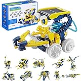 【Verbesserung der DIY Montagefähigkeit von Kindern】: Detaillierte Anweisungen führen Sie durch die einzelnen Schritte. Bereichern Sie das Denken der Kinder durch die interaktiven Herausforderungen beim Bau eigener Roboter. Sie können sogar Ihre Kreativität einsetzen, um Ihre eigene Konstruktion zu testen, nachdem Sie die gesamte Erstellung abgeschlossen haben.