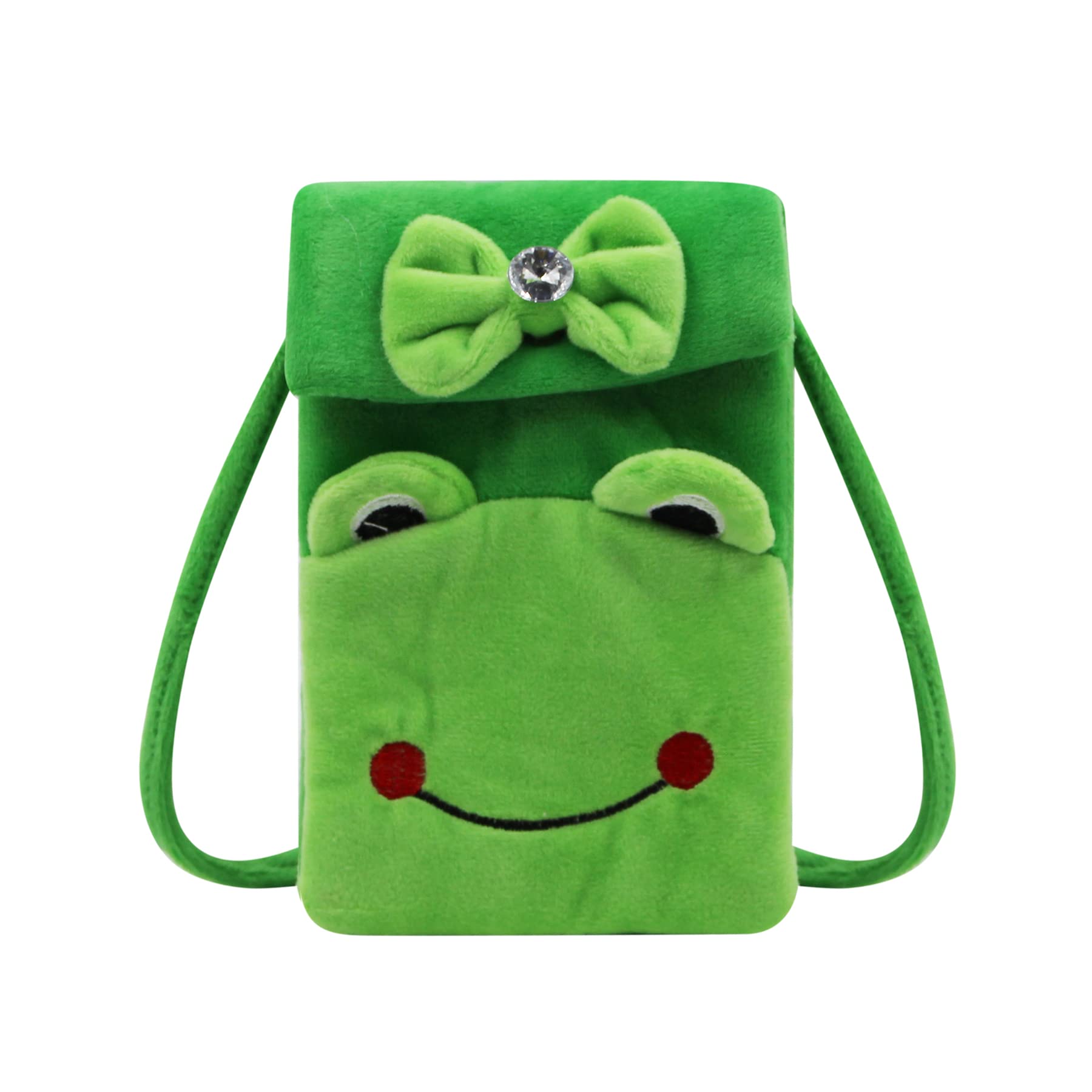 KINGSEVENWomen Girls Cute Unicorn Cell Phone Purse Crossbody Fuzzy Smartphone Pouch Wallets Shoulder Bag