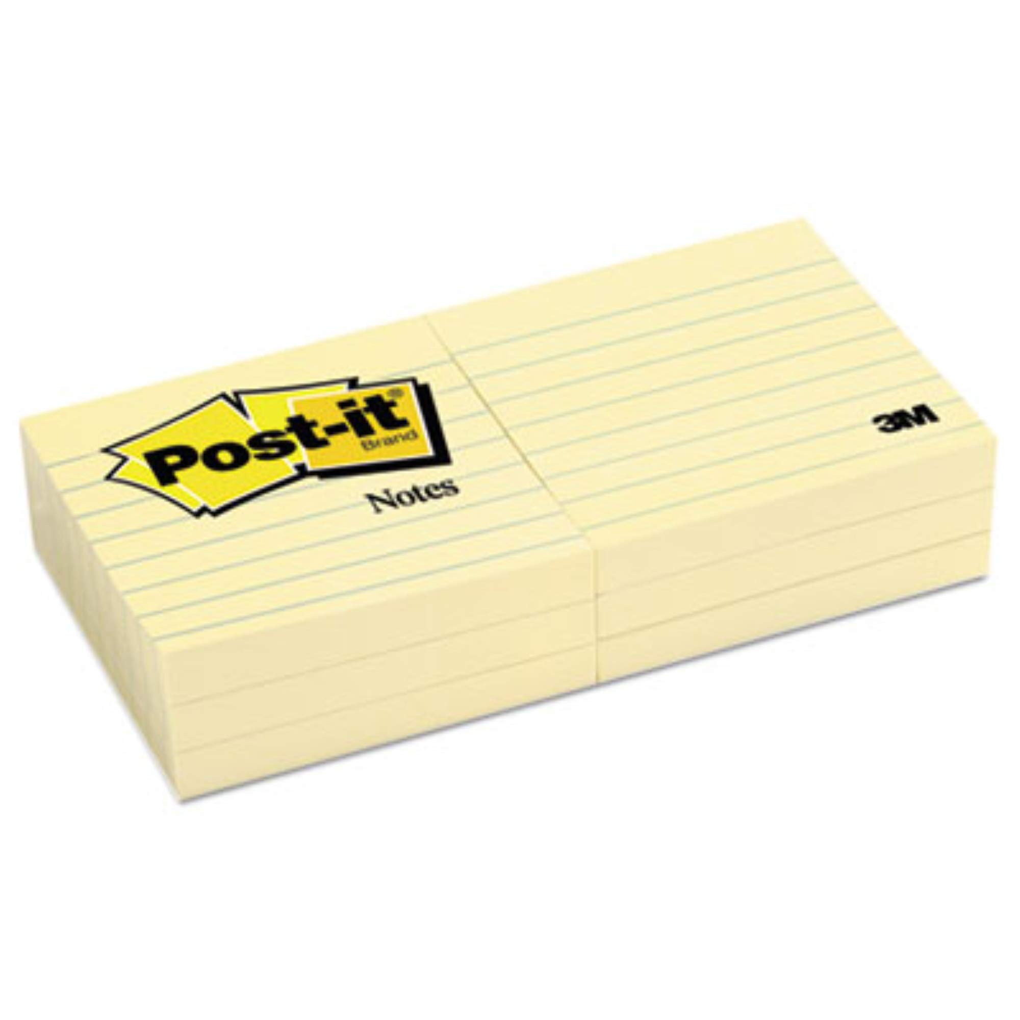 Postit Haftnotizen, 76 x 76 mm, liniert, gelb 0021200591891