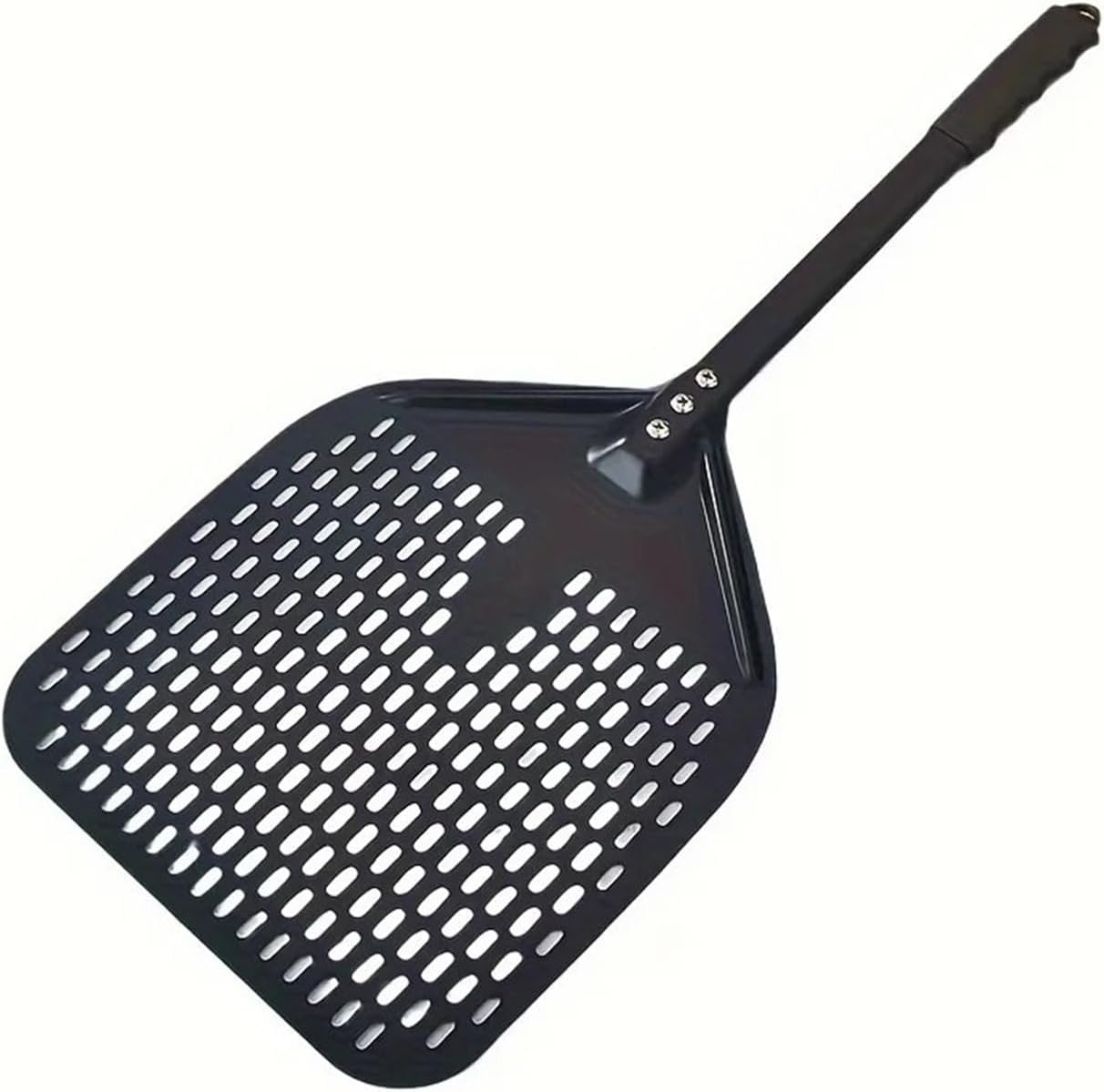 ​Stainless Steel Pizza Peel 12 Inch Perforated Non Slip Oven Tool for Restaurant Home Kitchen Accessories​
