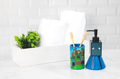 Vista 46 de Jay Franco Disney Nightmare Before Christmas Vaso – Soporte para cepillo de dientes de resina negra con Jack & Sally – Decoración de baño Negro