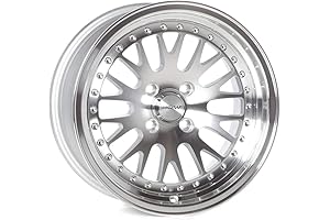 Circuit Performance CP21 15x8 Silver/Machined Wheels