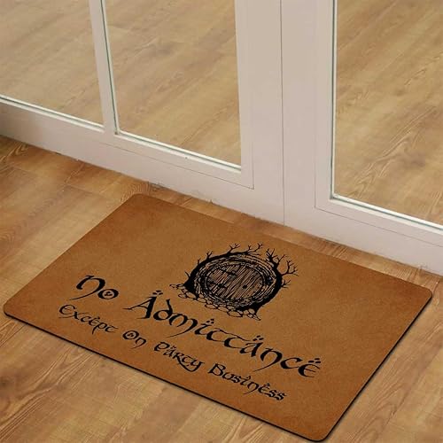 Miniatura 7 de Welcome to The Mojo Dojo Casa - Tapete para puerta de entrada, divertido tapete de goma antideslizante para interiores y exteriores, 23.6 pulgadas