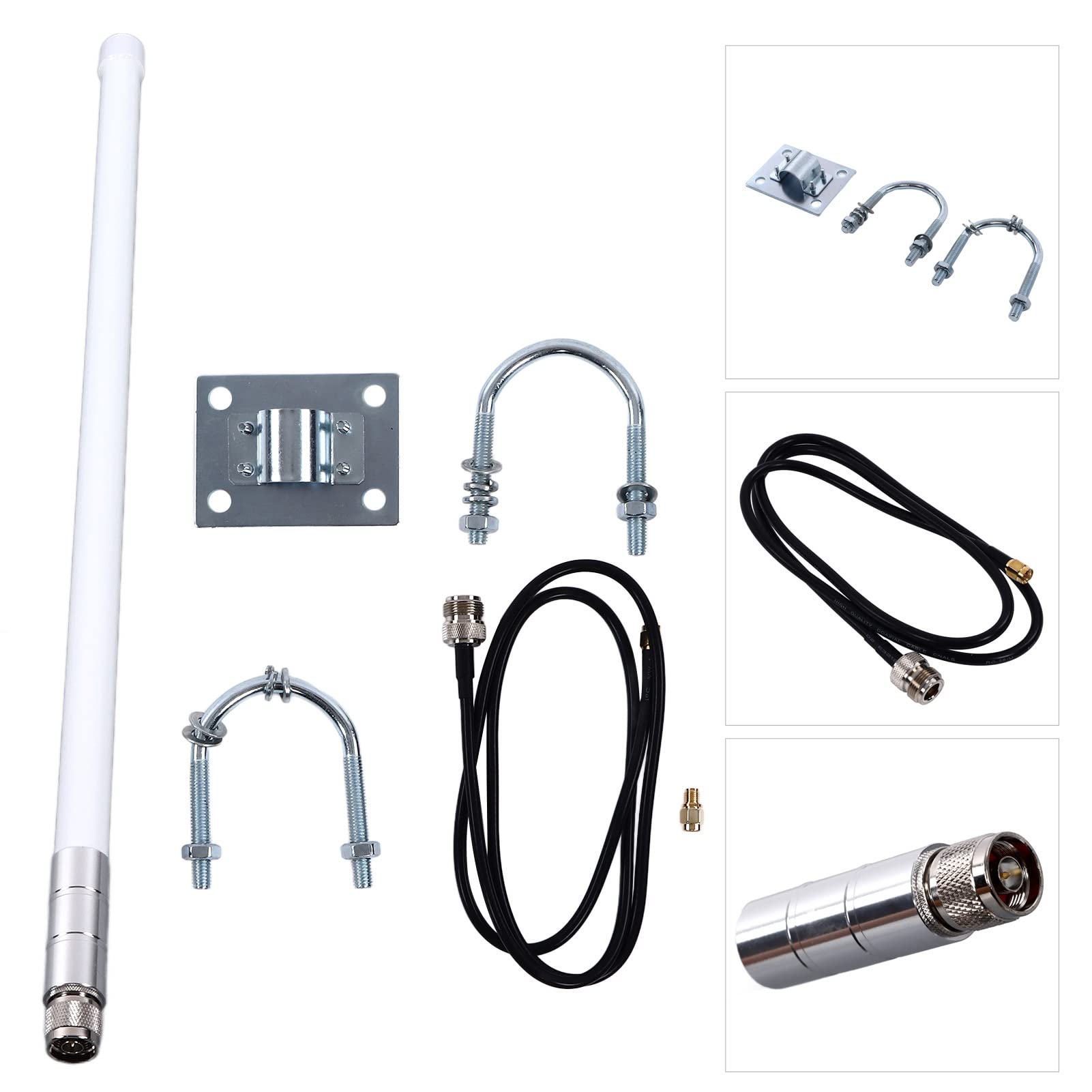 Antenne en Fibre de Verre Partiage extérieur intérieur 898 / 915MHz 9-11DBI 60cm STA RFLQ5M