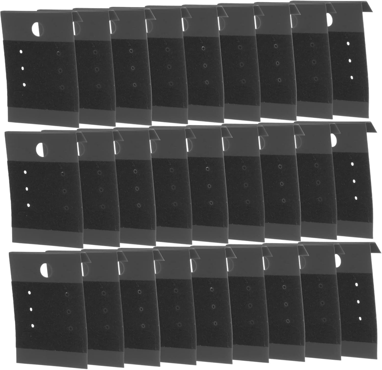 Lurrose 300pcs Earring Display Cards Pre-cut for Easy Jewelry Presentation Compact for Storage for Earrings and Studs Practical Packaging for Retail and Personal Use