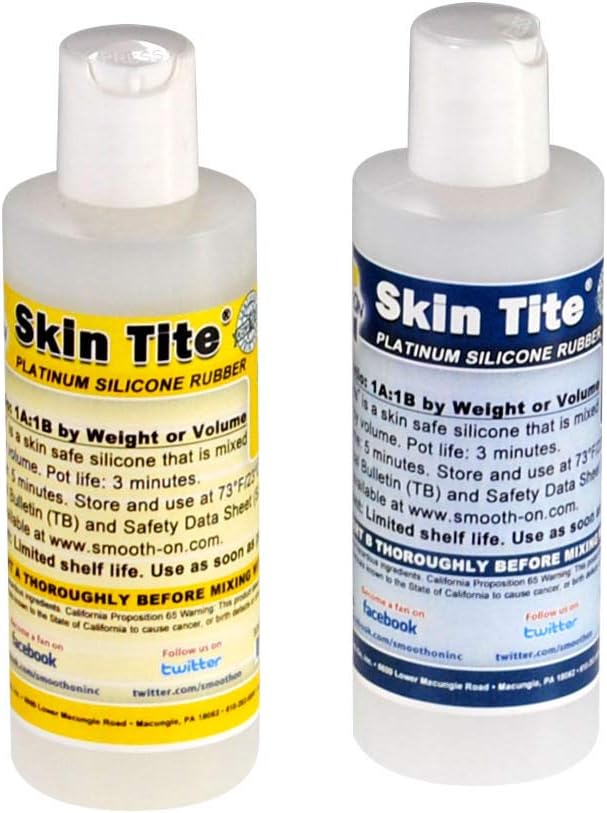 Skin Tite - Silicone Appliance Builder and Adhesive for Skin F/X - 8 Ounce Unit