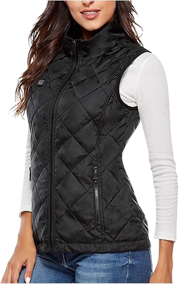 Heated Vest Men Usb Charging Heated Gilet Jacket Size Adjustable Heated