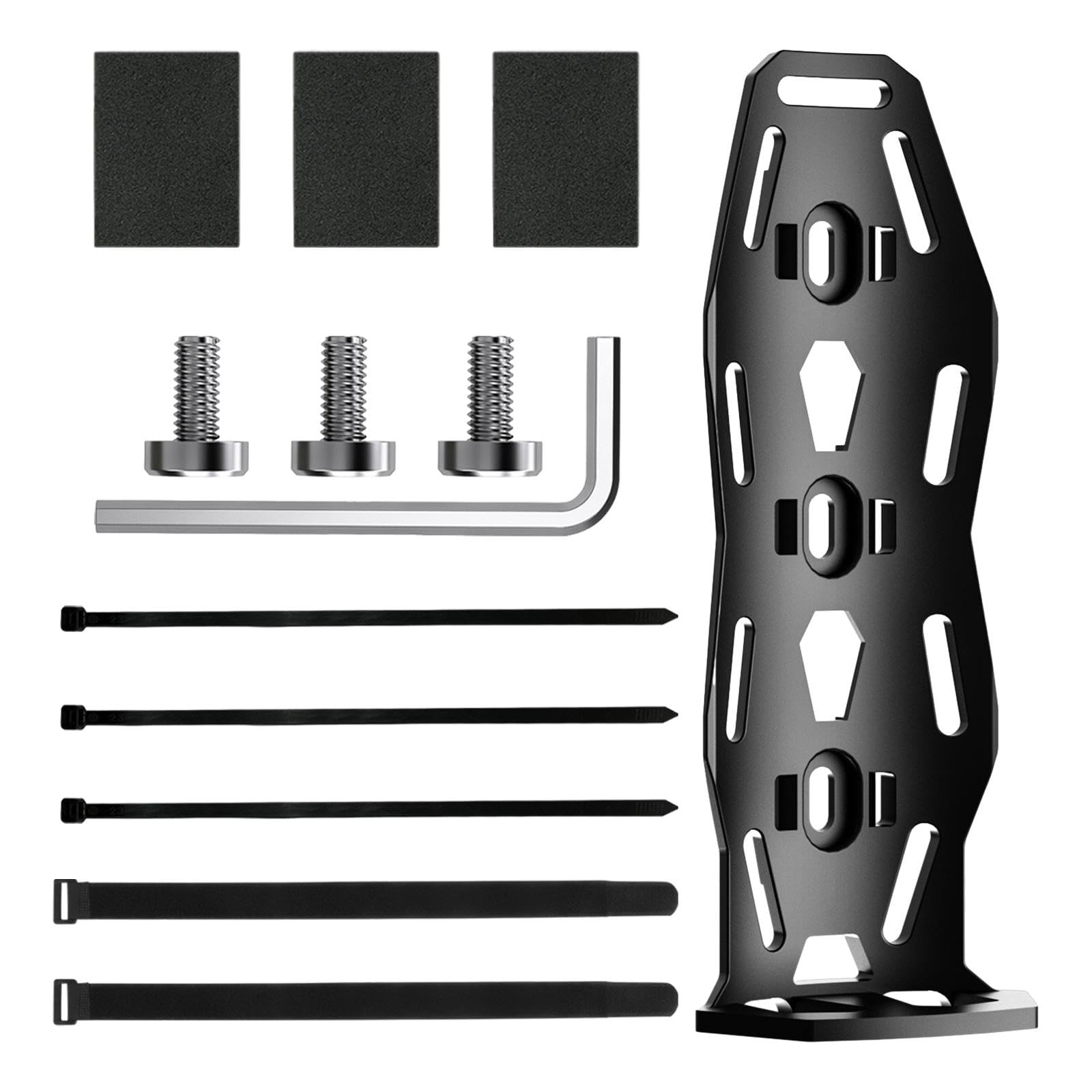 DYNWAVE Bike Bag Holder Bicycle Bag Mount Universal Screw/Strap Mounted Water Bottle Holder Cycling Bag Holder for Rear Fork