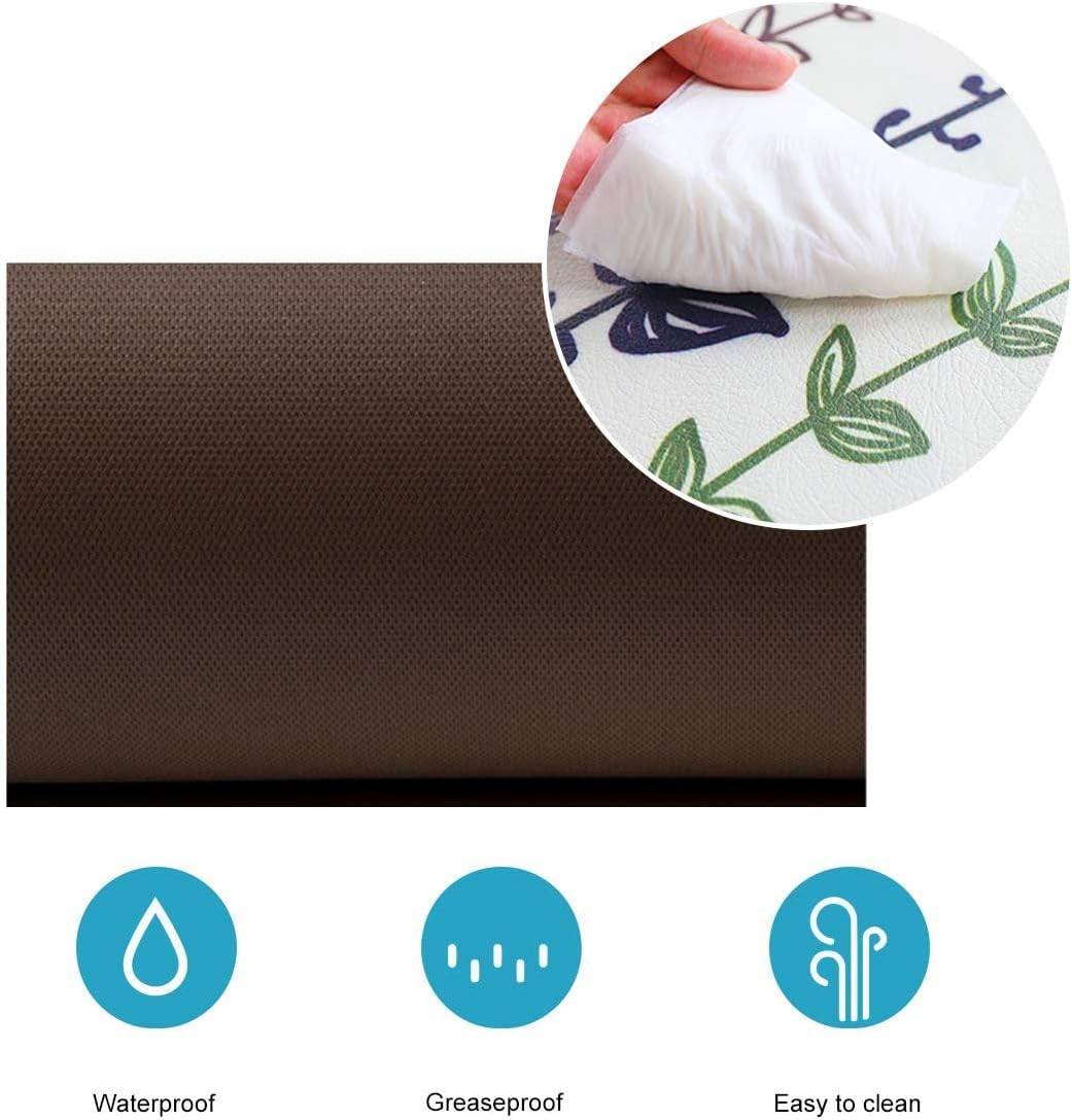 Morocco Red Antifatigue Kitchen Bath Door Mat Cushioned Runner Rug, Washable Welcome Floor Sink Mat, Red Morocco Plaid Lattice Waterproof & Non-Slip Comfort Standing Doormat for Kitchen, 18"x59"