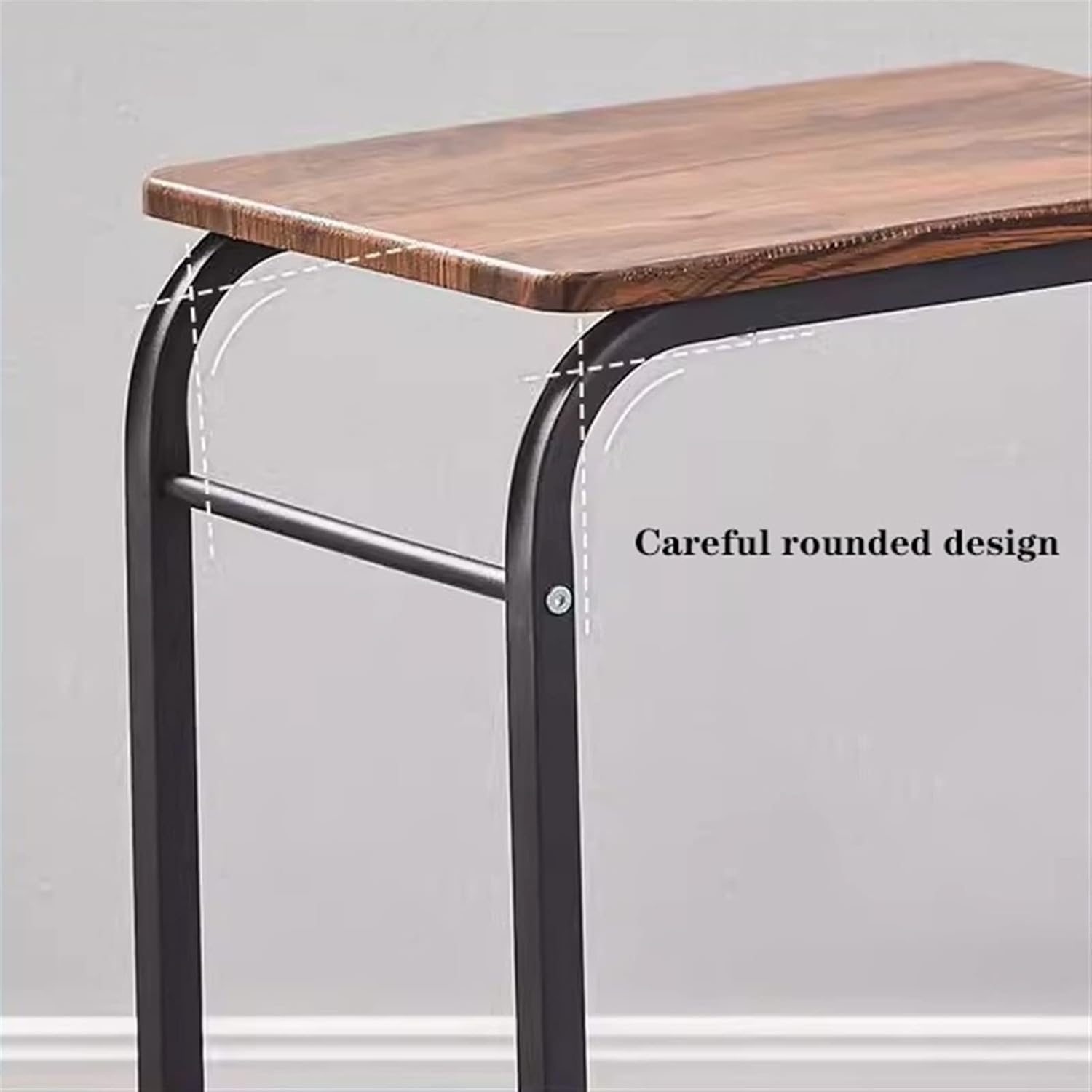 CPU Holder Stand 2-Tier PC Tower Stand, C-Shaped CPU Stand with Metal Frame and Caster Wheels, Mobile PC Case Floor Holder for Home Office Fits Most PC Computer Tower Stand(Color:A)