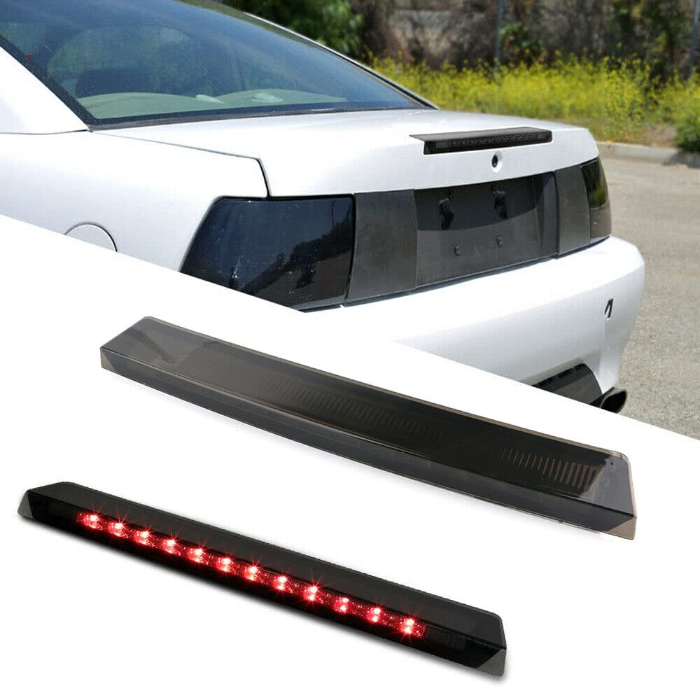 Tercera tercera luz de freno Lámpara de freno trasera Montaje en posición alta Tercera luz de freno 1R3Z13A613AB, para Mustang 1999-2004