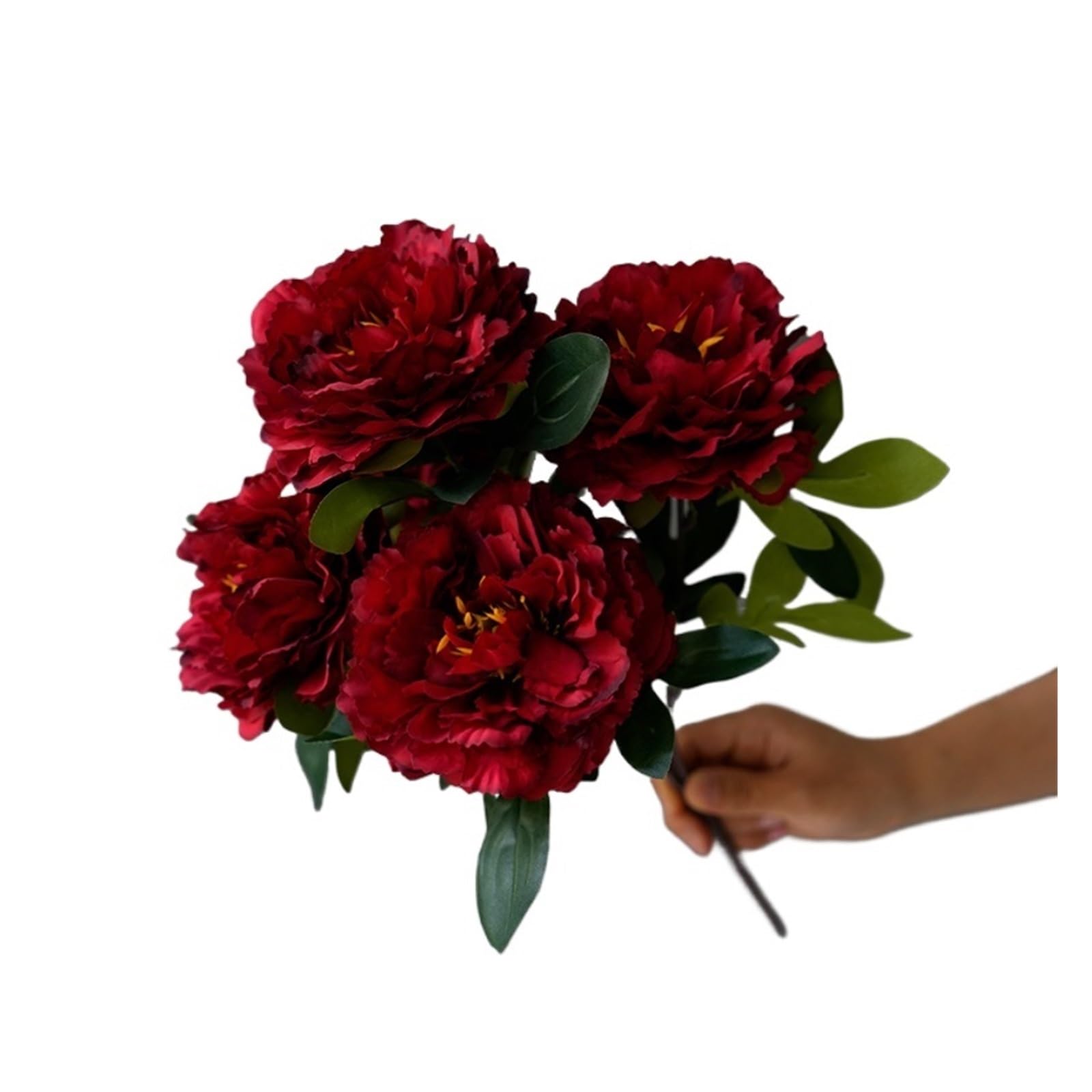 MWAHJU Rose Silk Peony Artificial Flowers Fake For Home Wedding Decoration Indoor For Home