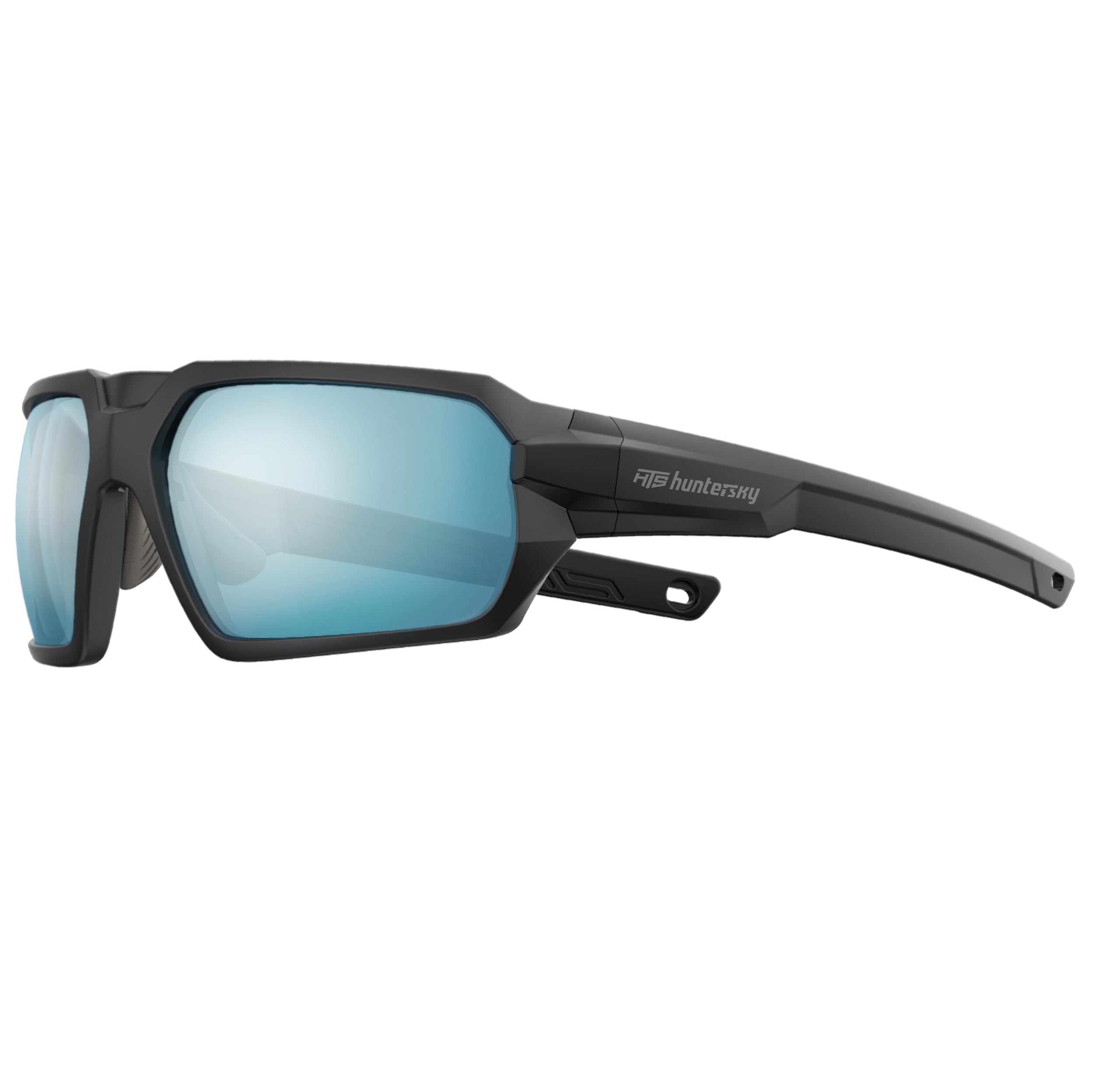 HTS HUNTERSKY Q37 Occhiali da sole polarizzati di grado militare, protezione contro gli impatti balistici, per moto, MTB, corsa, guida, pesca all'aperto