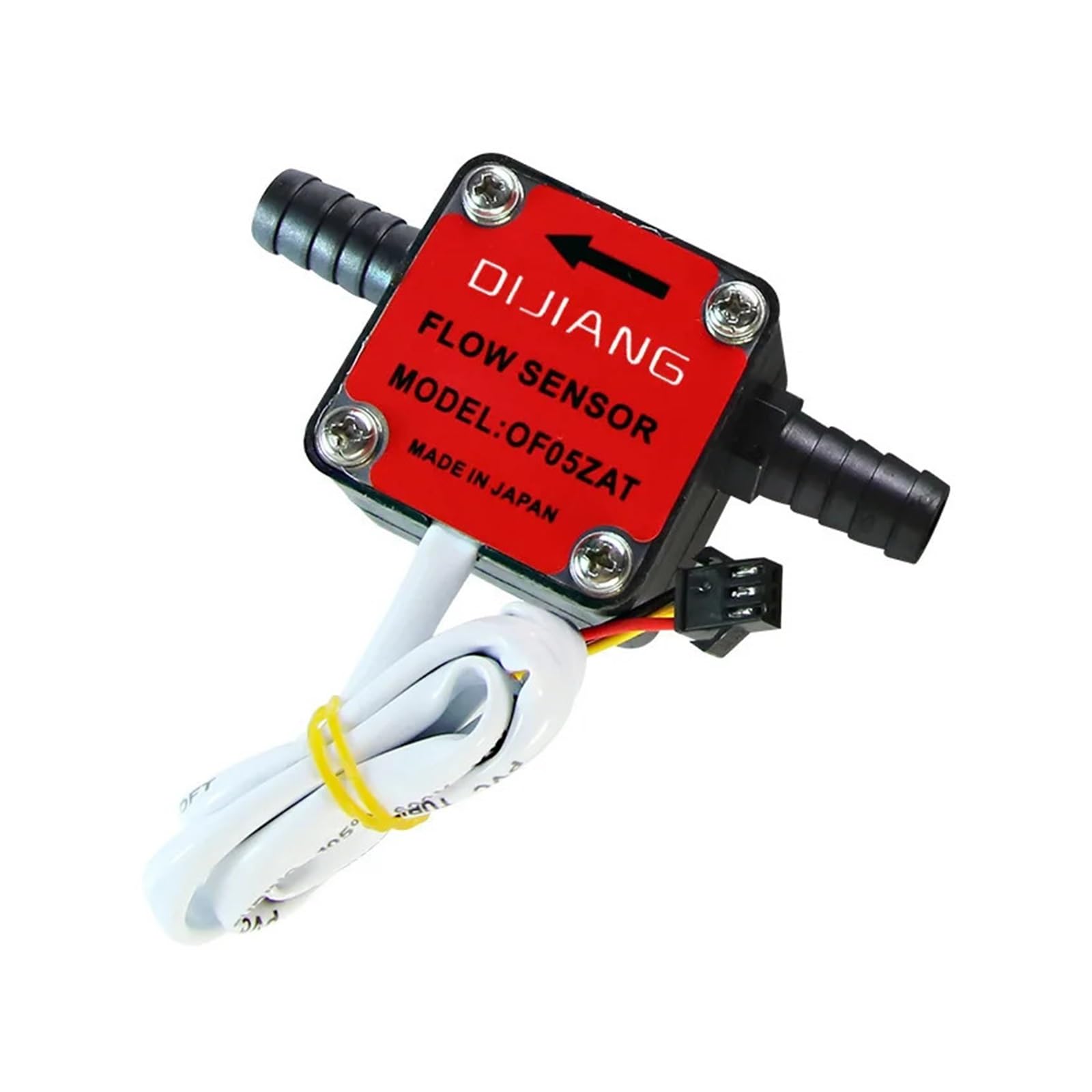 Medidor de flujo de agua, Medidor De Flujo Engranaje Manguera DN10, Sensor Pasillo Pagoda 13MM, Aceite Químico Leche, Interruptor For Líquido Viscoso DC5~18V(Square cover)