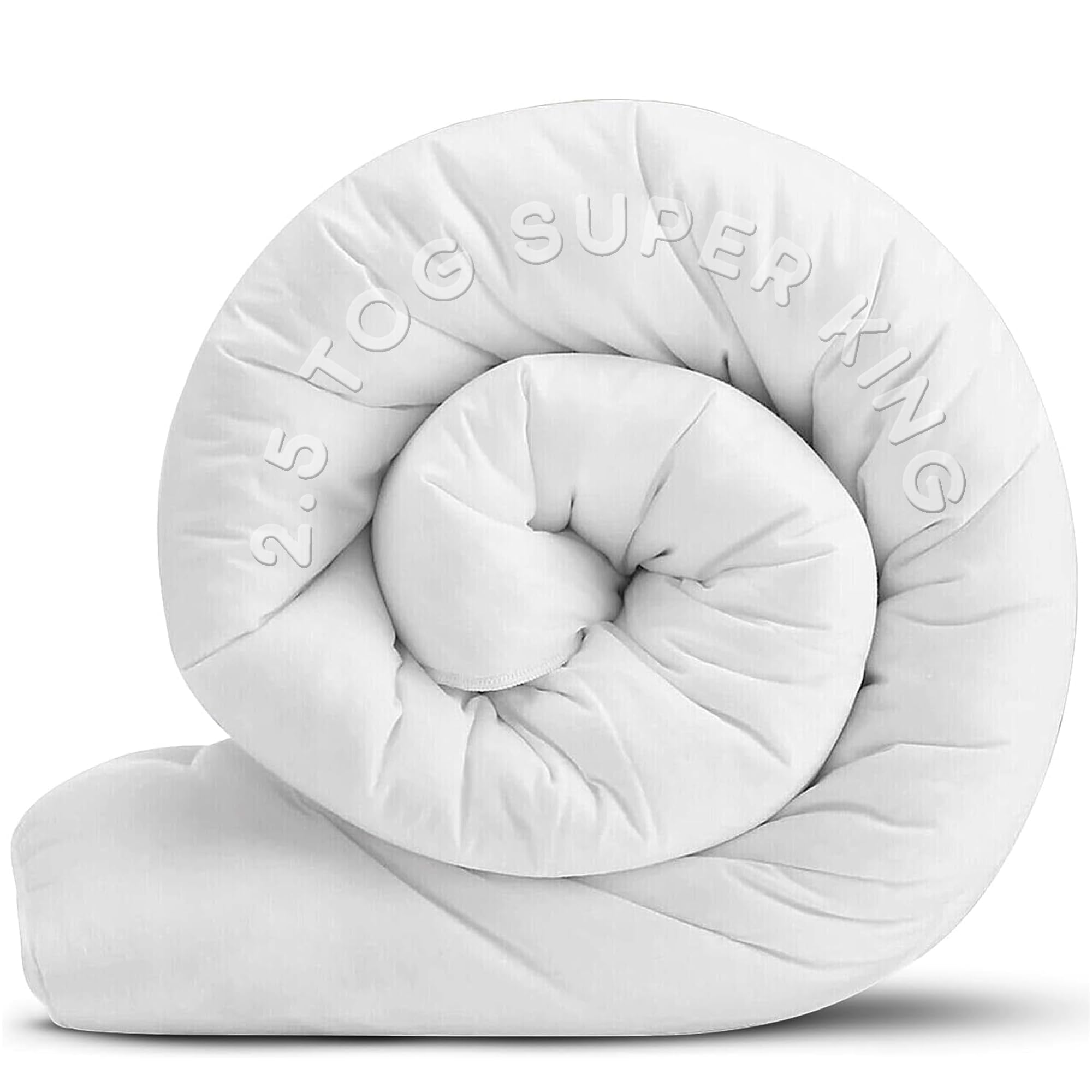 Hafaa Duvet 2.5 Tog Super King Duvet Anti Allergy Lightweight Cooler Summer Duvets Hollowfibre Filling Quilts UK Made