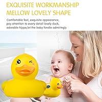Vista 5 de B&H Termómetro para bebé, juguete flotante de seguridad con termómetro de temperatura para baño de bebés (pato guiñando)