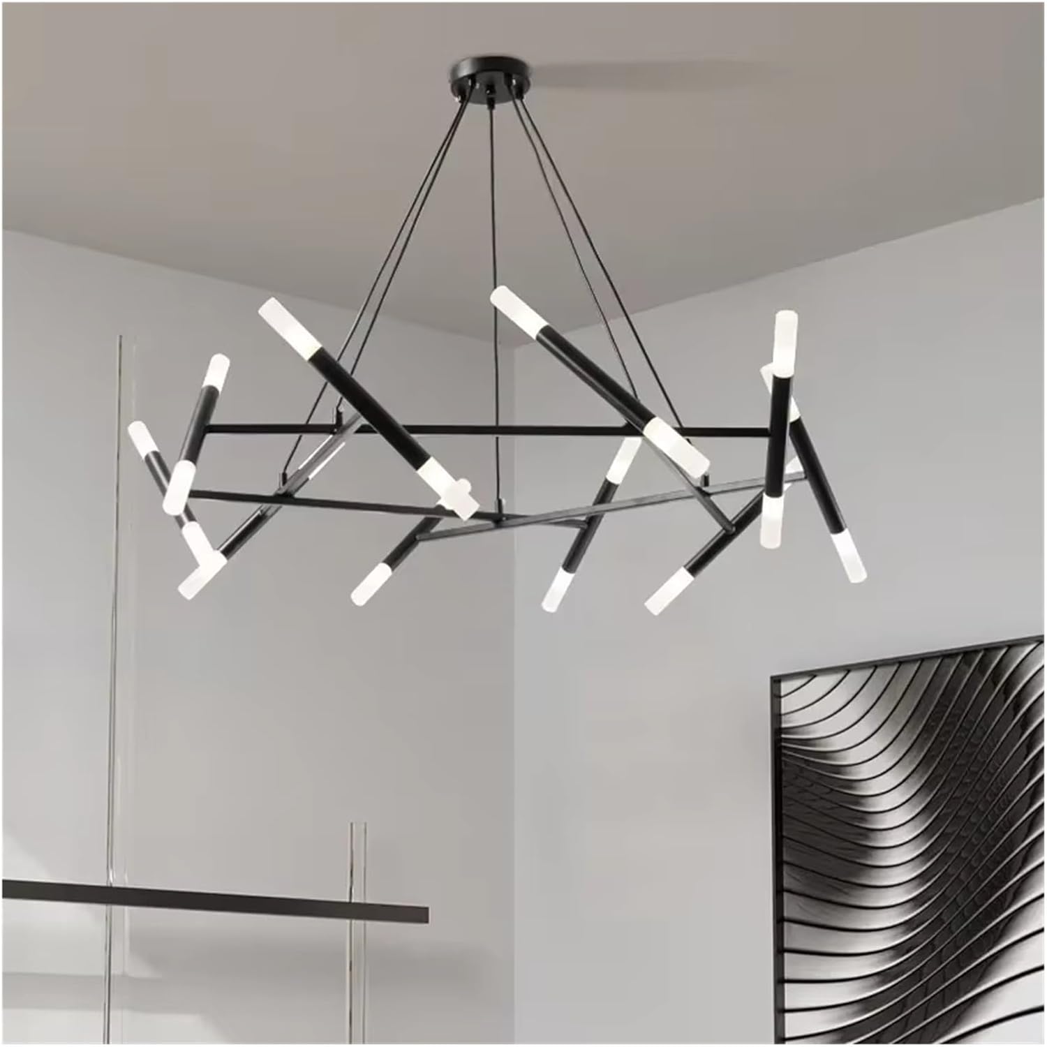 Nordic Led Kitchen Chandeliers for ModernTable Dining Living Room Bedroom Pendant Lamps Indoor Hanging Lighting Fixture,for the Bedroom