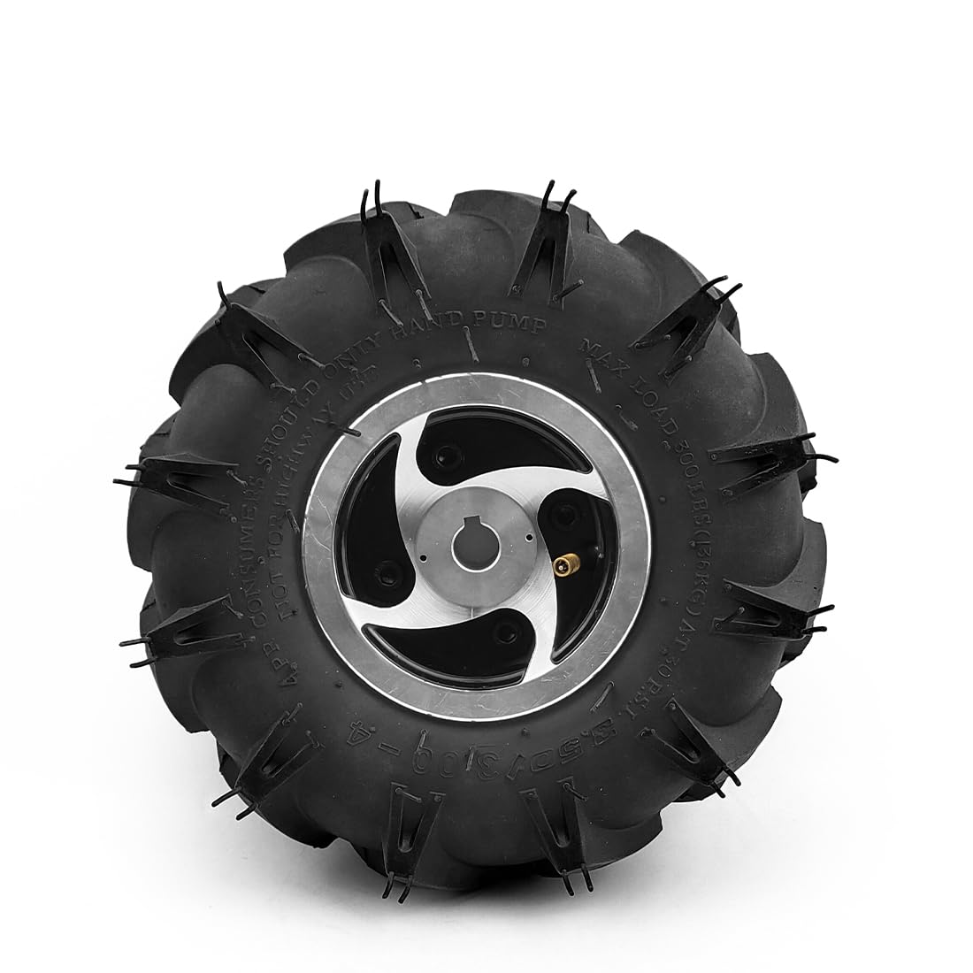 Kit de conversion de moteur pour jardin de verger chariot de tondeuse à gazon électrique L-faster DIY 4WD roue de 10 pouces outils agricoles 1400W (Pas de contrôleur, Vitesse maximale 4 km/h)