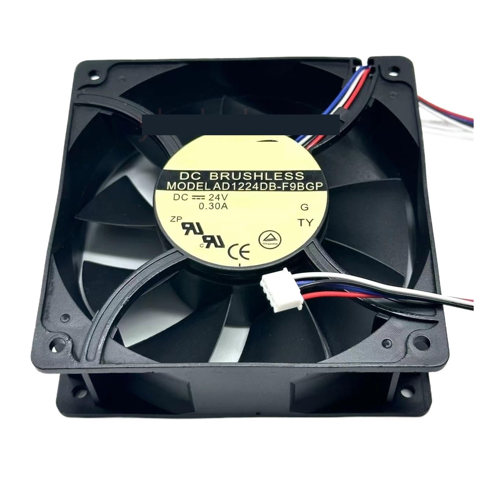 UITGVDQAT AD1224DB-F9BGP DC 24V 0.3A 120x120x38mm 4-Wire Server Cooling Fan