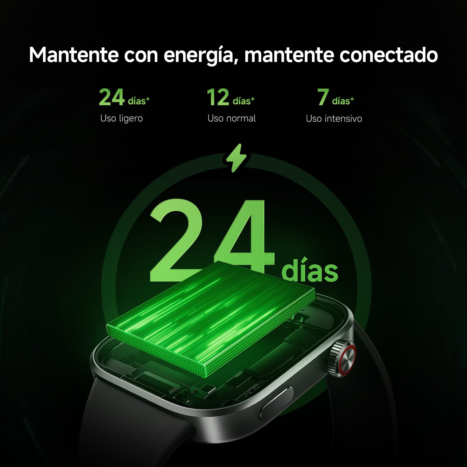 XIAOMI Redmi Watch 6 NFC, Reloj Inteligente Mujer y Hombre, Pantalla AMOLED 2.07'', Monitoreo cardíaco,sueño y estrés, 150+ Modos Deportivos, 24 Días de Batería, 5ATM, GPS, iOS & Android,Gris