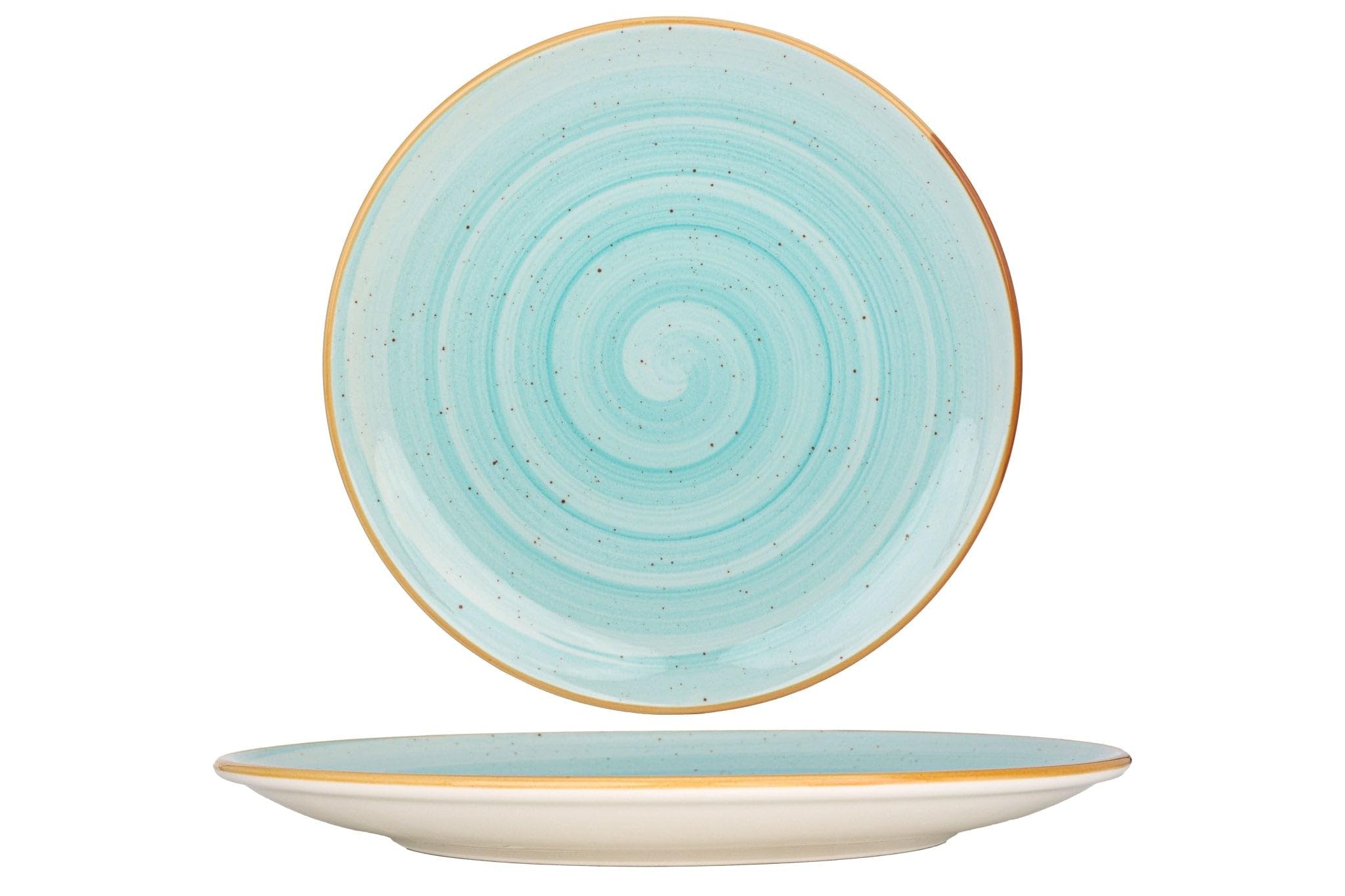 Bonna Talerz obiadowy - Aqua - Porcelana - 30 cm - zestaw 6 sztuk