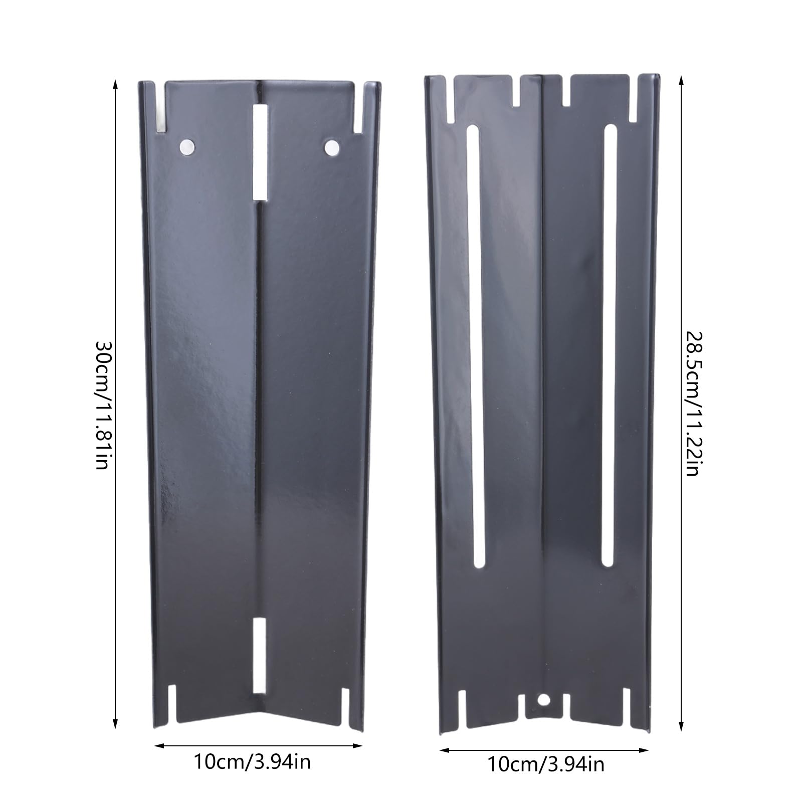 Grill-Heizplatten Schild - 3er Set Verstellbare Edelstahl-Brennerabdeckungen 29,8-53,3 Cm | Ersatz Für Weber, Charbroil, Brinkmann & Mehr