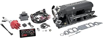 Edelbrock Pro Flo 4 Fuel Injection Kit Xt Sequential Port Bbc Rect Port Std Deck 775 Max Hp 60 Lbhr Injectors Black