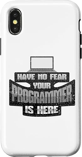 Vista 7 de Funda programadora para iPhone 12 Pro Max con programador de programación no tiene miedo