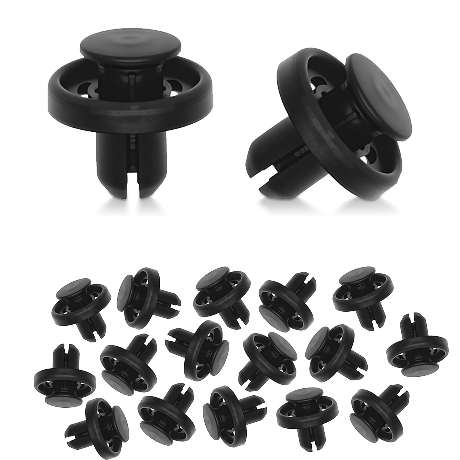 OAUTOO 30-Piece 10mm Hole Bumper & Engine Cover Retainer Clips - Replacement For Subaru 90914-0007