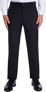 Men's Tuxedo Dress Pants, Black, Multiple Sizes, Polyester Rayon Blend