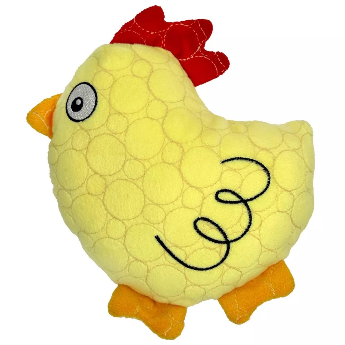 Bite Force Wildlife Tough Plush Toy for Dogs - Built with Kevlar, Multi-Layered with Reinforced Seams, Durable Dog Toy. Squeaker for Interactive Play. Ideal for Strong Chewers (Chicken)