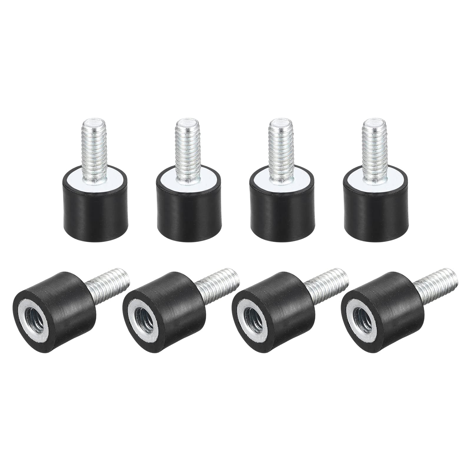 uxcell Rubber Mounts 8pcs M6 Male/Female Vibration Isolator Shock Absorber D20mmxH15mm — Amazon image 6