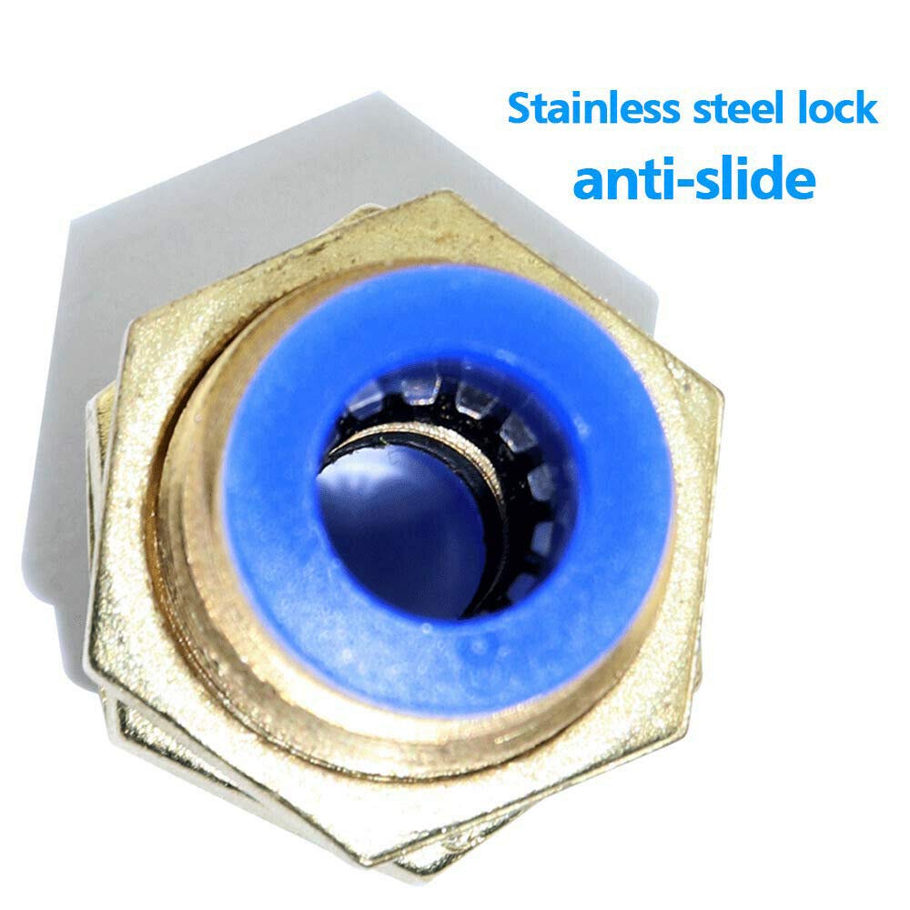 Parker Hannifin P4MC4-pk20 Fast and Tite Male Connector Fitting, 1/4